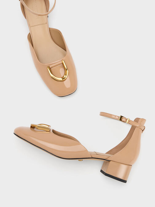 Gabine Patent Leather D'Orsay Pumps, , hi-res
