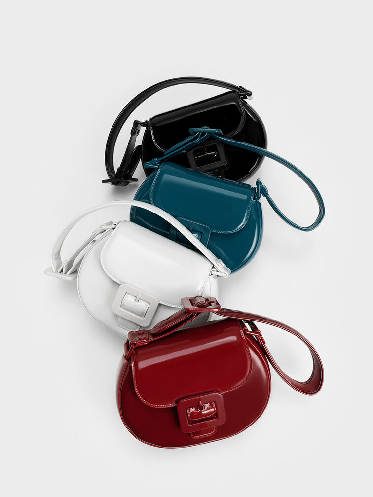 Lula Patent Buckled Bag, , hi-res