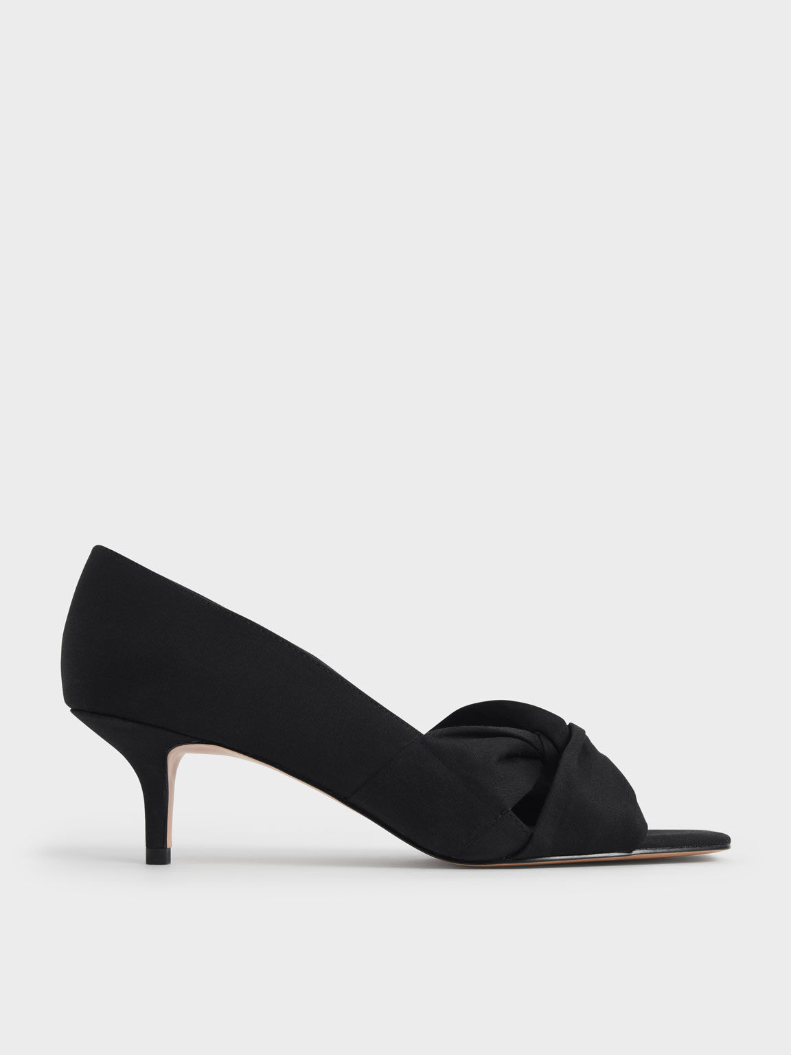 charles and keith open toe heels
