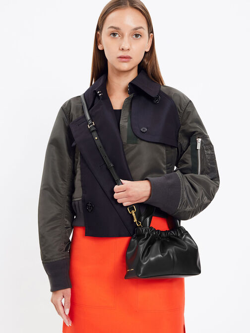 Ally Ruched Slouchy Bag, , hi-res