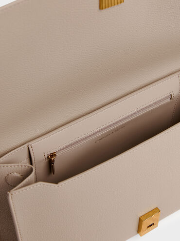 Allyn Shoulder Bag, Taupe, hi-res