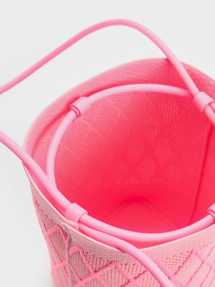Genoa Knitted Drawstring Bag, , hi-res