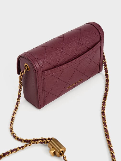 Tallulah Quilted Push-Lock Clutch, , hi-res
