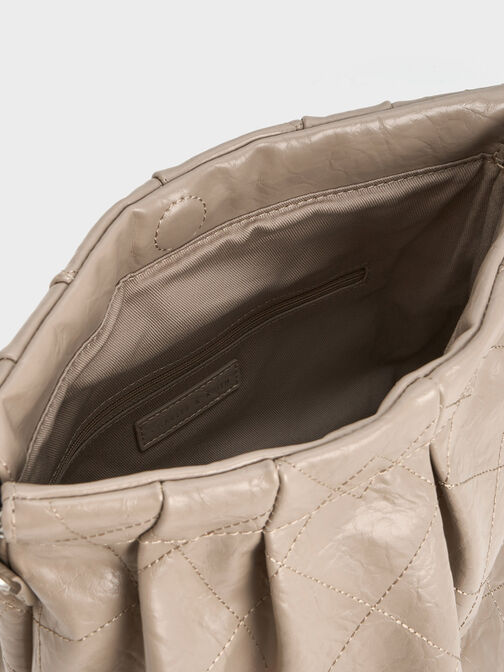 Duo Double Chain Hobo Bag, , hi-res