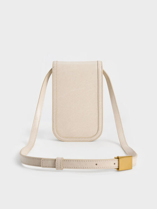 Mini Charlot Elongated Crossbody Bag, Oat, hi-res
