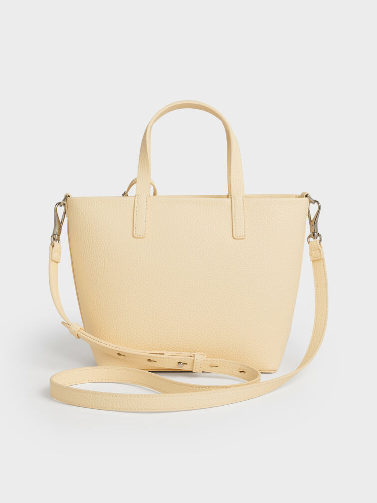 Mini Beryl Tote Bag, Butter Yellow, hi-res