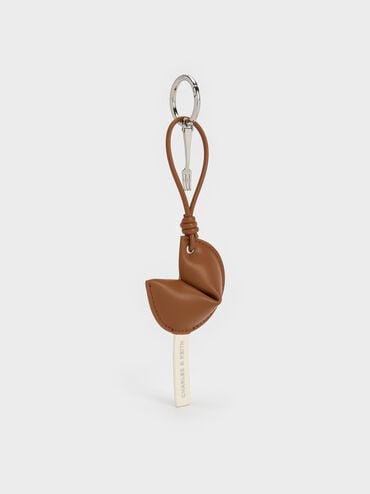 Fortune Cookie Charm, Brown, hi-res