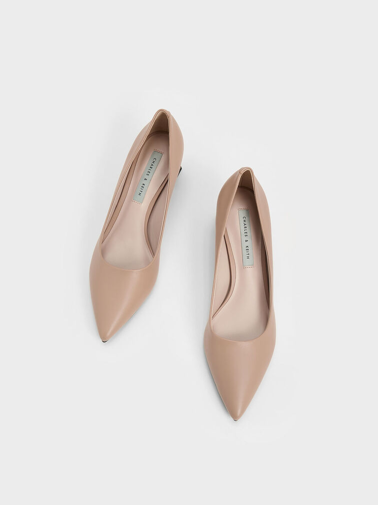 Trapeze Kitten Heel Pumps, , hi-res