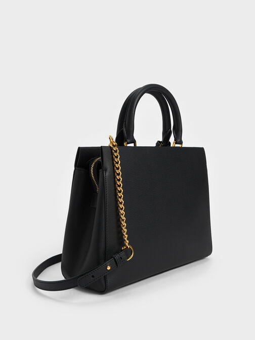 Classic Structured Handbag, , hi-res
