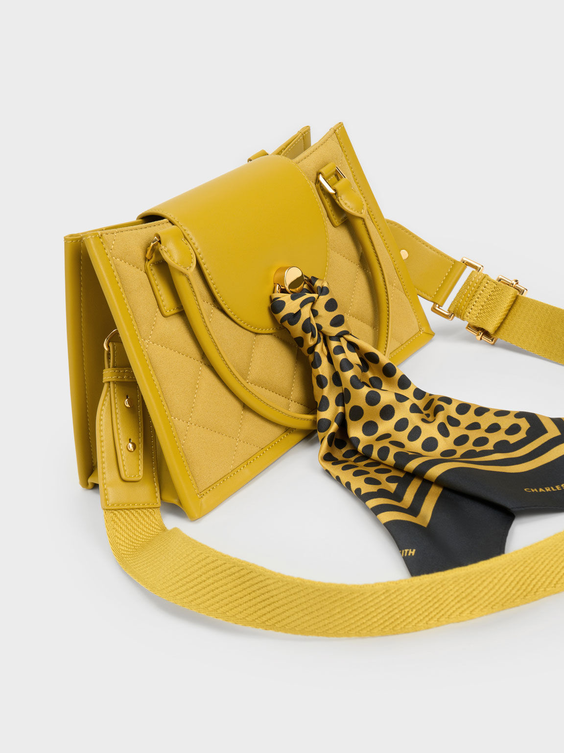 Charles & keith yellow bag hotsell