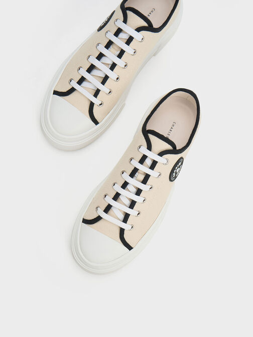 Kay Canvas Low-Top Sneakers, Multi, hi-res