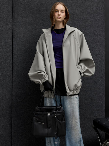 Arita Jeans Tote Bag, Noir, hi-res