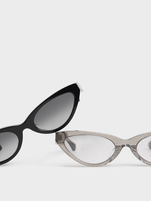 Acetate Oval Frame Sunglasses, , hi-res
