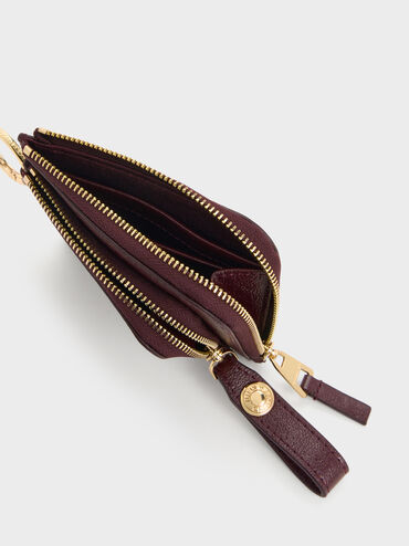 Vega Zip-Around Pouch, Wineberry Red, hi-res