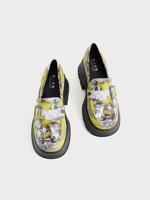 Jules Platform Buckled Loafers, , hi-res