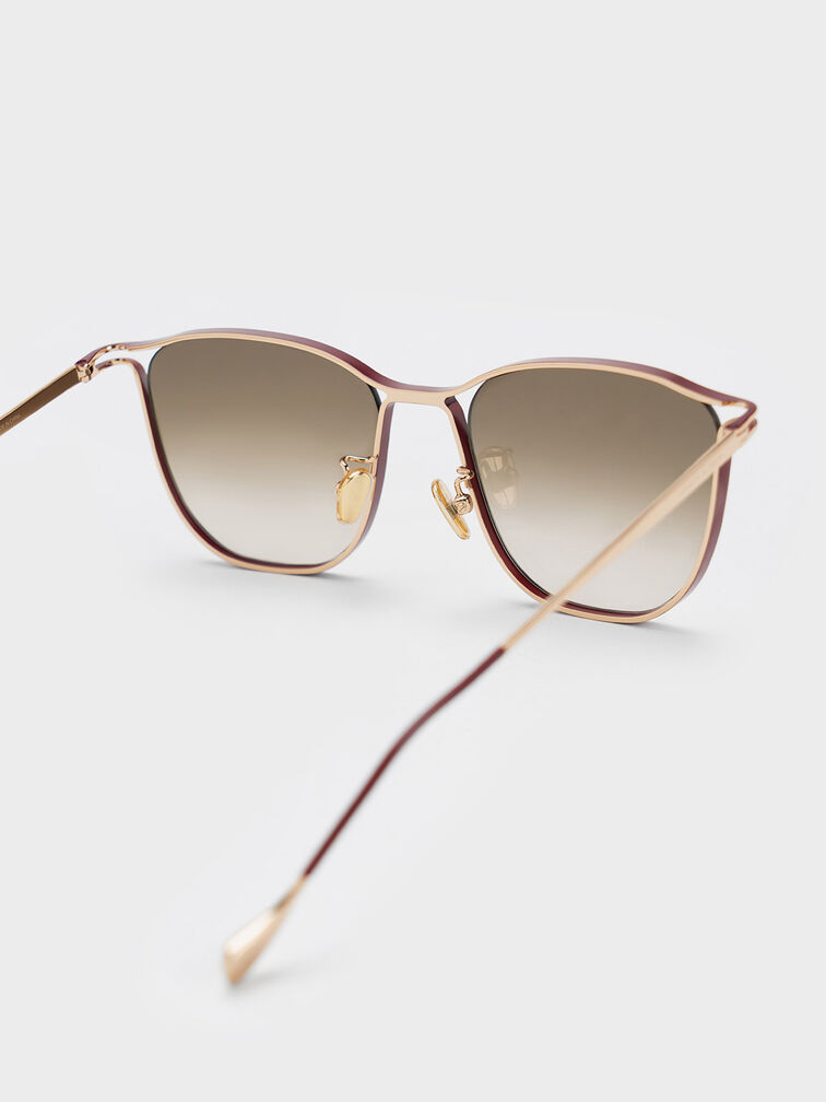 Wire Frame Butterfly Sunglasses, , hi-res