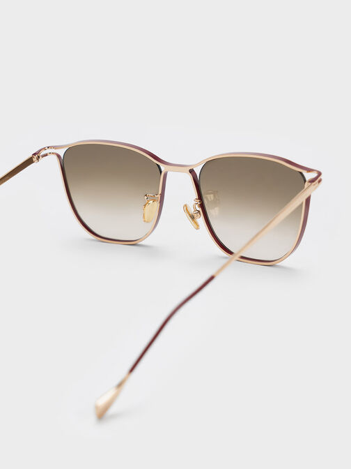 Wire Frame Butterfly Sunglasses, , hi-res