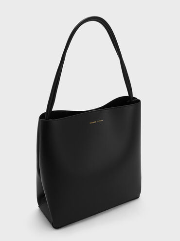 Leia Tote Bag, Black, hi-res