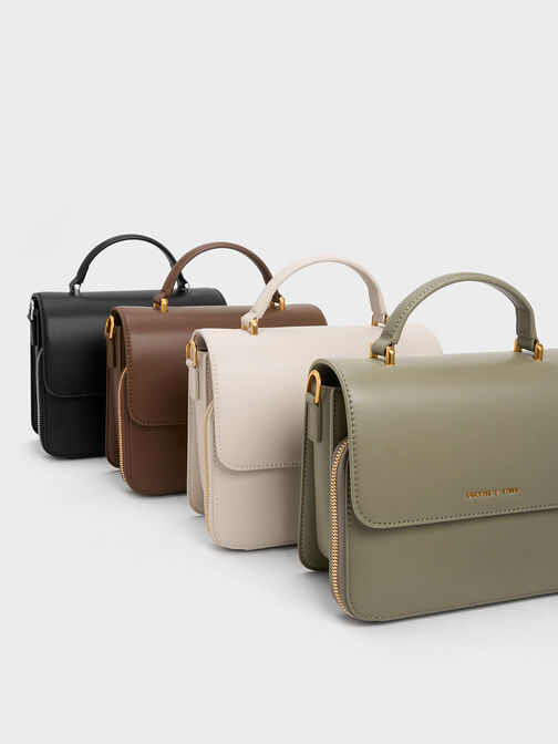 Front Flap Top Handle Bag, , hi-res