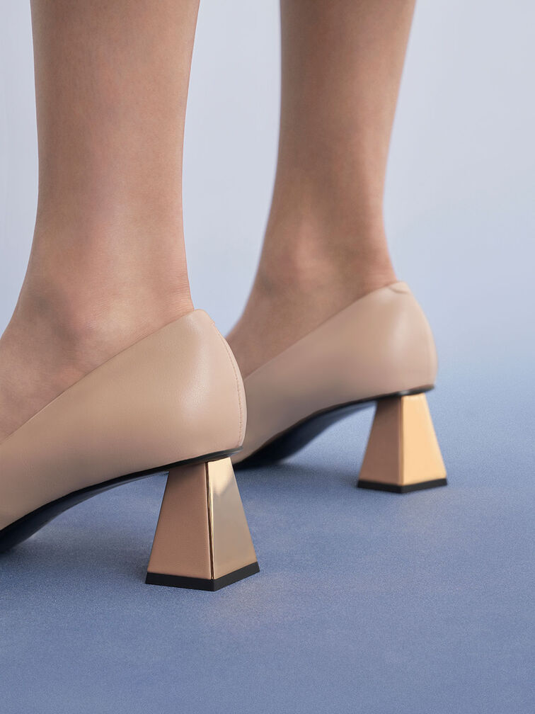 Trapeze Kitten Heel Pumps, , hi-res
