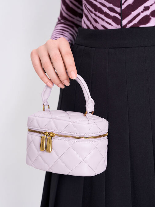 Quilted Vanity Pouch, , hi-res