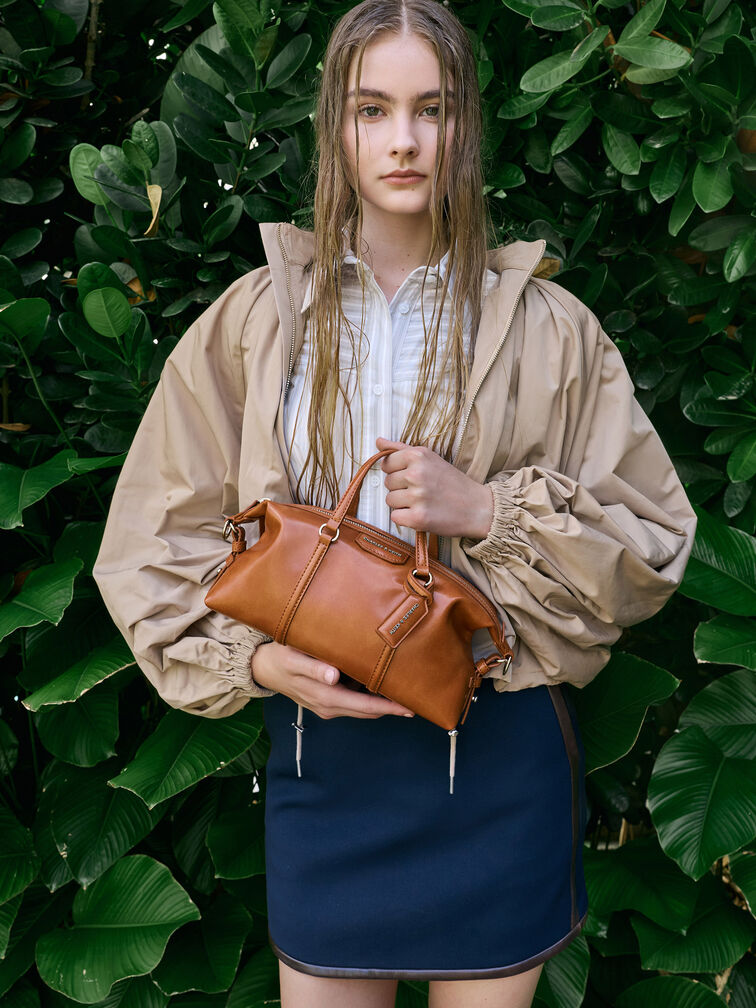 Mini Fergie Bowling Bag, Distressed Tan, hi-res