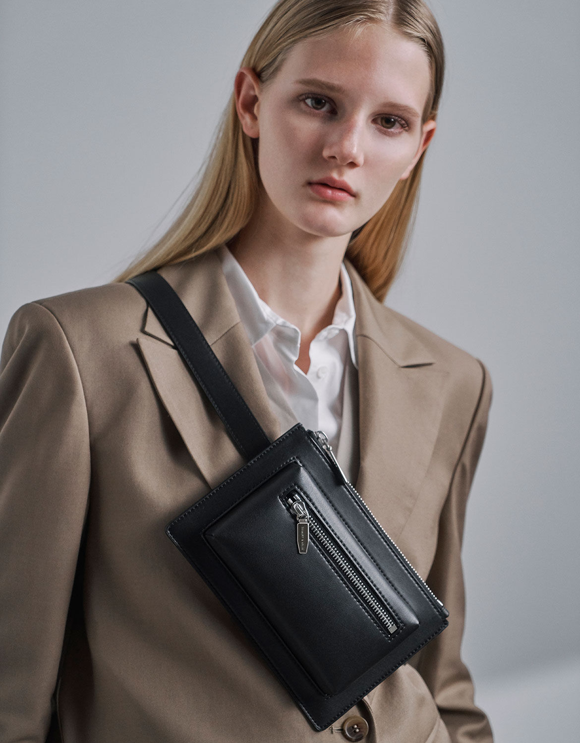 Double zip belt bag 2025