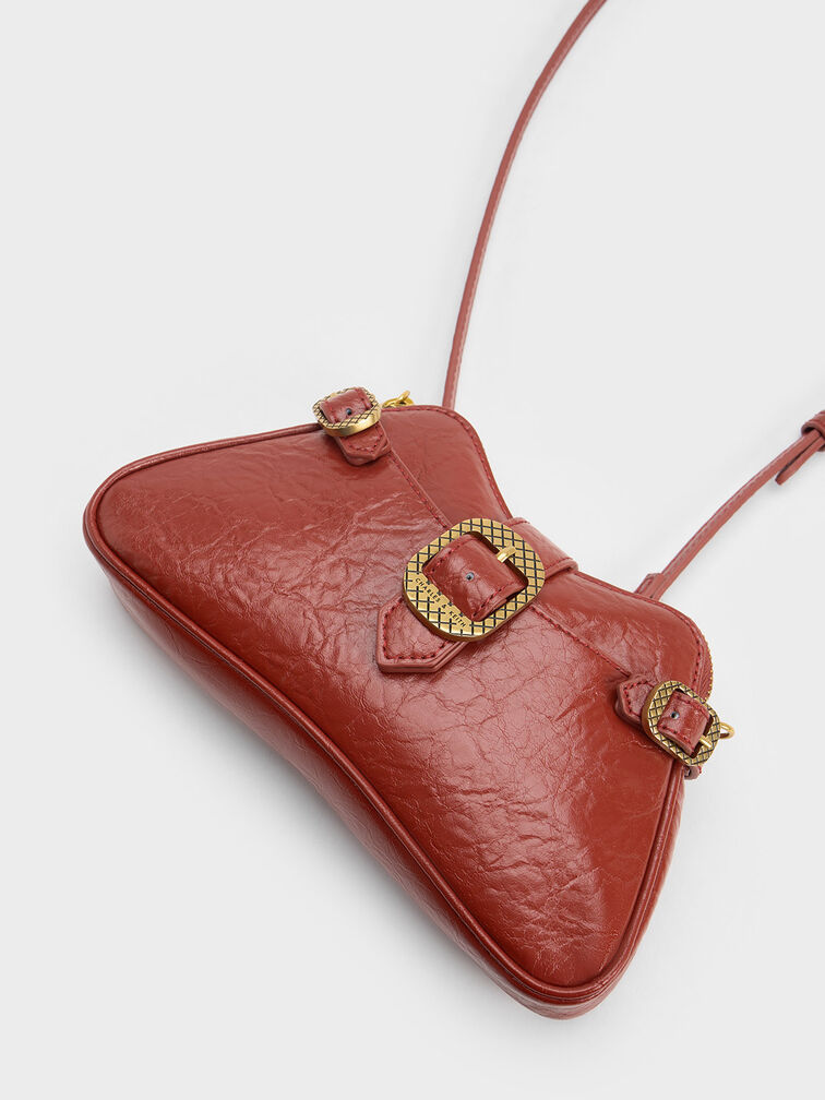Eilith Chain-Handle Buckled Bag, , hi-res