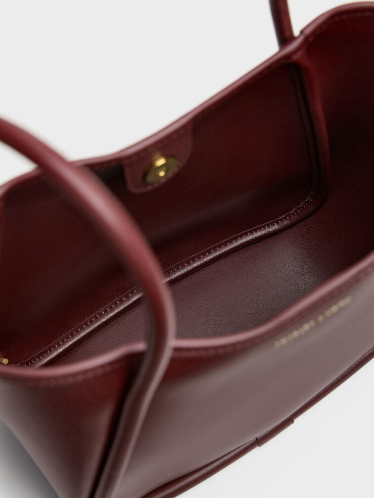 Mini Lyla Tubular Tote Bag, Mulberry Plum, hi-res