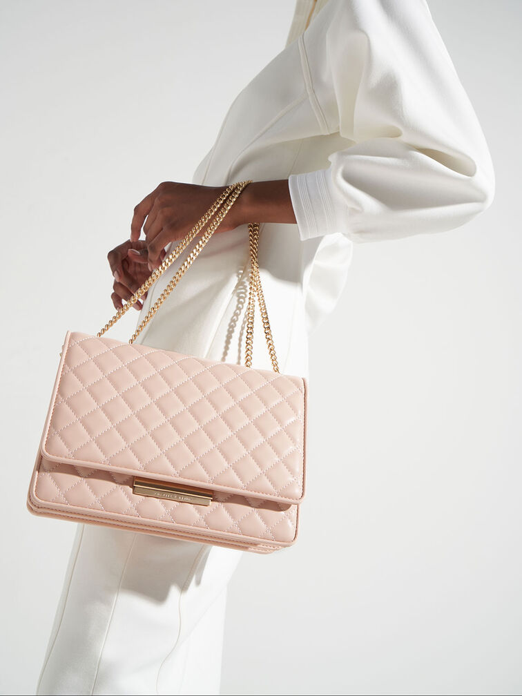 Quilted Chain Bag, , hi-res