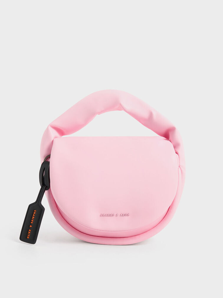 Yama Padded Handle Bag, สีชมพู, hi-res
