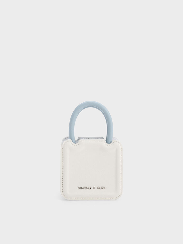 Micro Perline Sculptural Bag, สีชอล์ค, hi-res