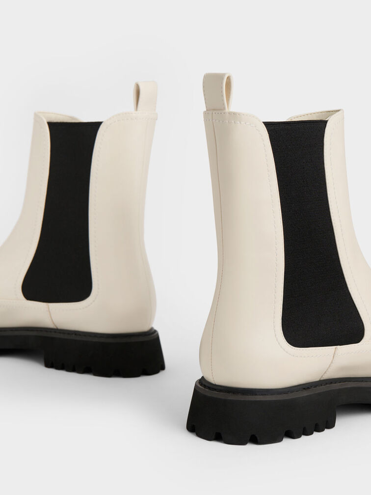 Ridged-Sole Chelsea Boots, , hi-res
