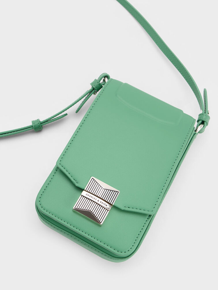 Kalinda Metallic Accent Phone Pouch, , hi-res