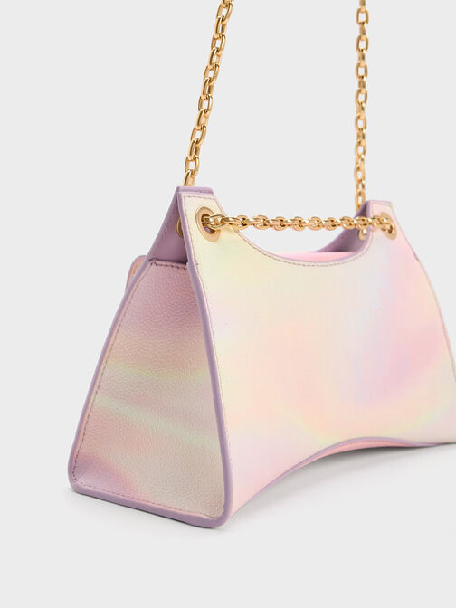 Eudora Swirl-Print Sculptural Bag, , hi-res