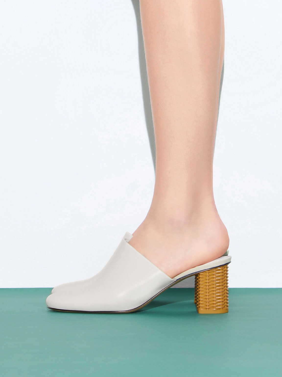 Hayzel block shop heel mule