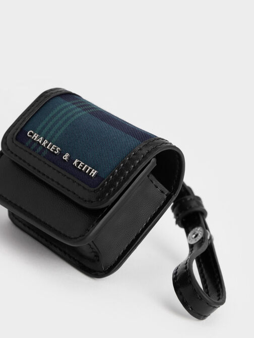 Tartan Print AirPods Pouch, , hi-res