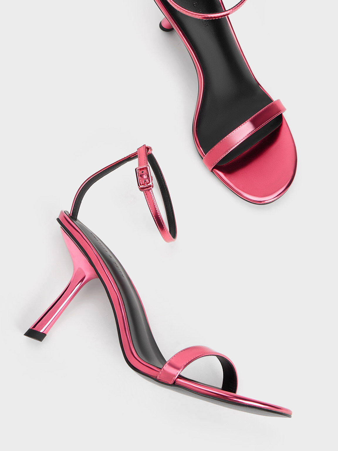 Fuchsia ankle strap heels outlet