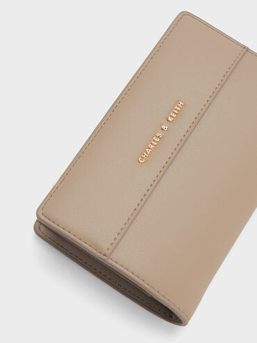 Cadence Top-Zip Wallet, Taupe, hi-res