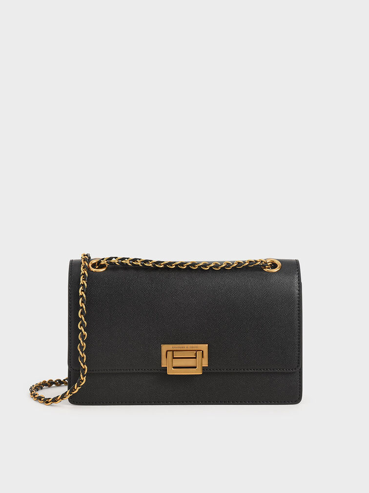Chain Strap Evening Bag, , hi-res