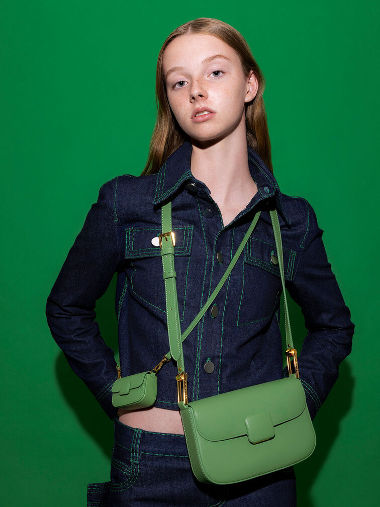 Koa Square Push-Lock Shoulder Bag, , hi-res