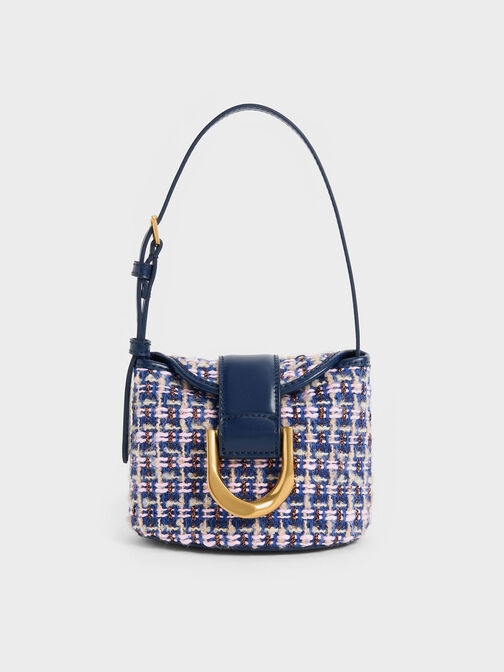 Gabine Tweed Bucket Bag, , hi-res