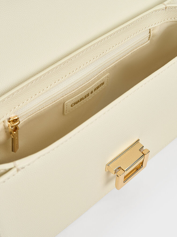 Everline Braided-Strap Shoulder Bag, Cream, hi-res