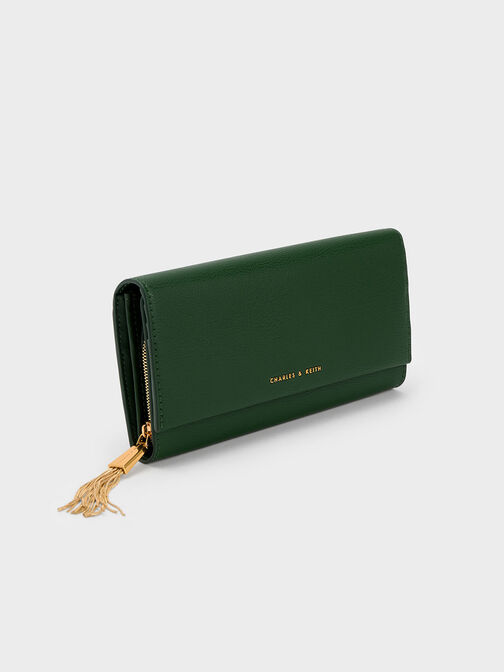 Tassel Detail Long Wallet, , hi-res