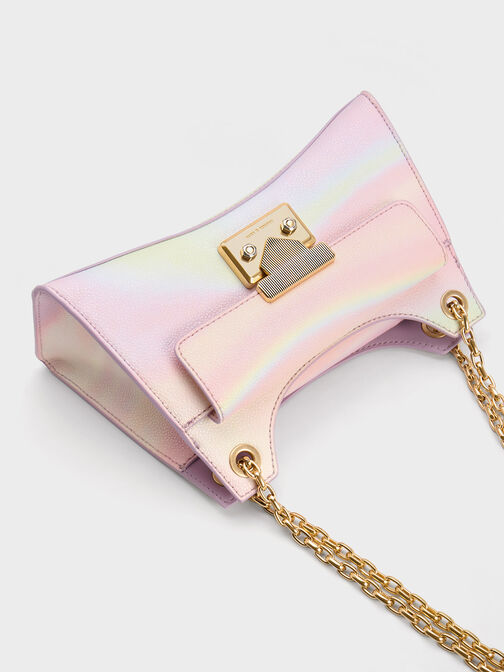 Eudora Swirl-Print Sculptural Bag, , hi-res