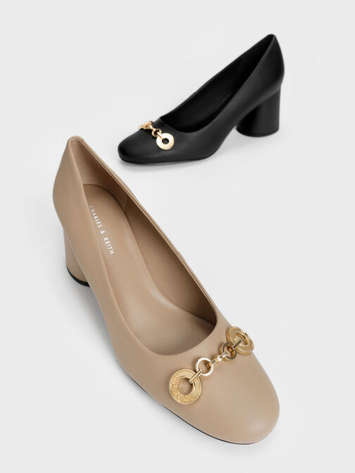 Circle Chain-Link Cylindrical Heel Pumps, , hi-res