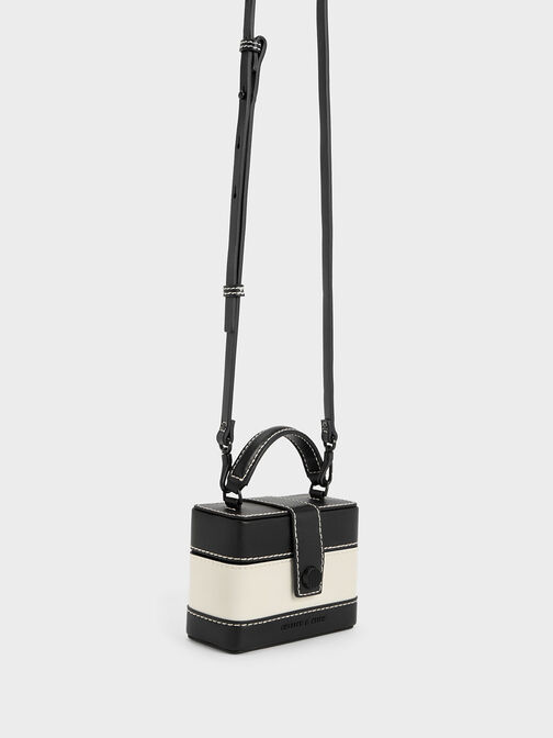 Mini Bronte Contrast Trim Top Handle Bag, , hi-res