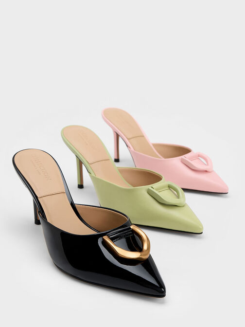 Gabine Patent Leather Mules, , hi-res