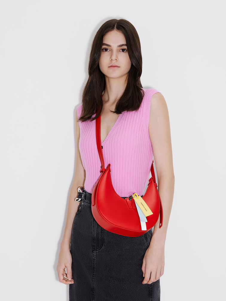 Cockade Crescent Hobo Bag, , hi-res