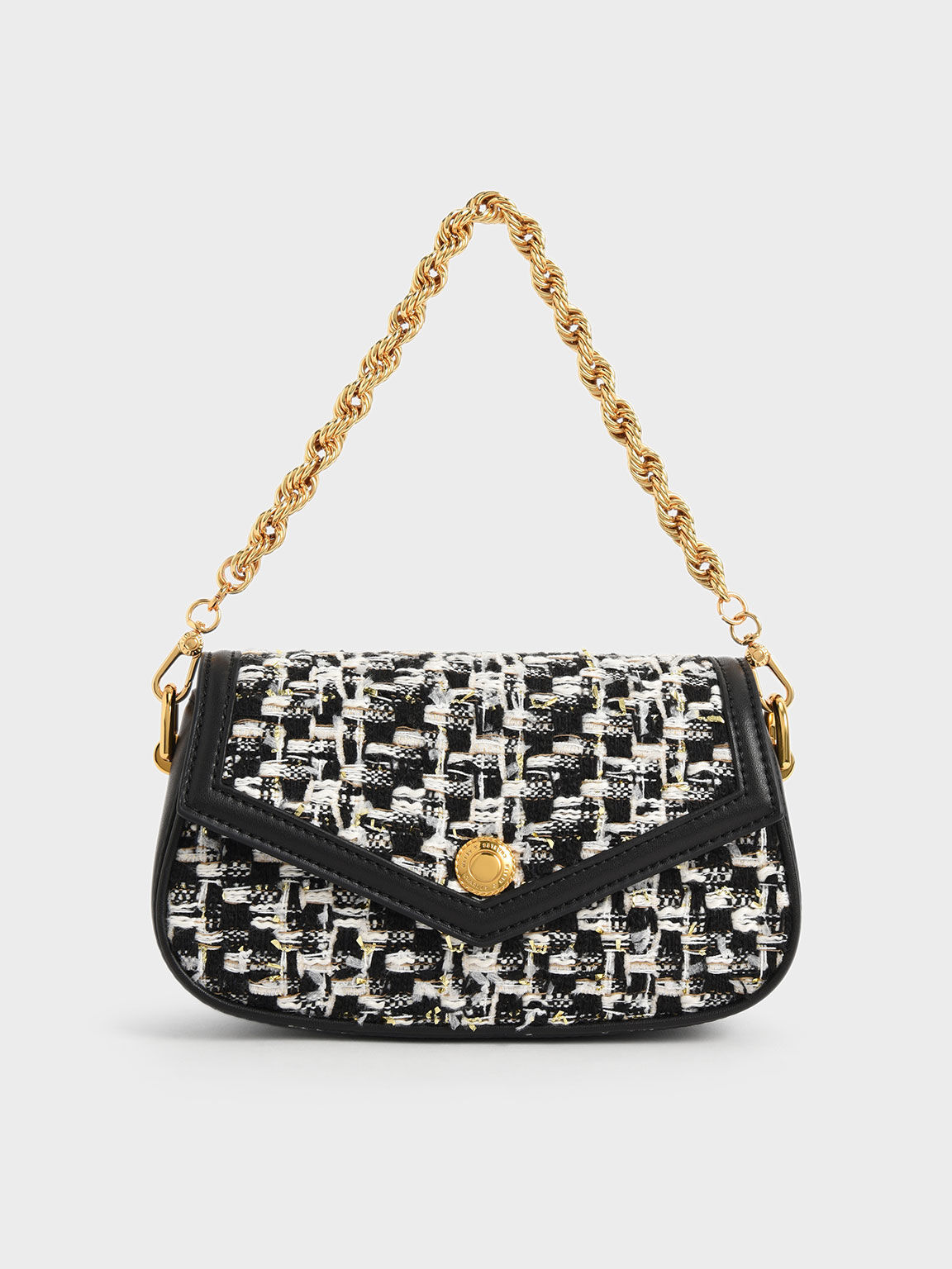 Charles and keith chain handle cheap bag